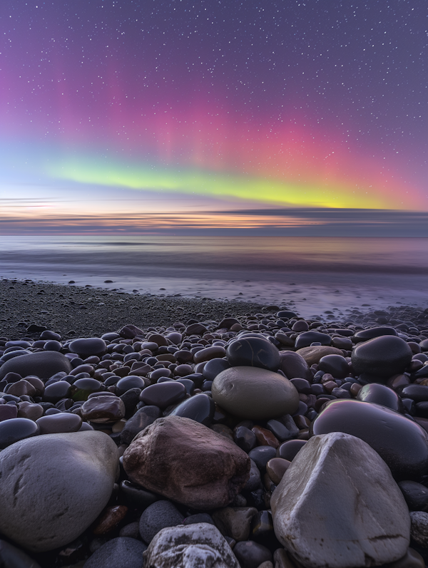 Aurora Seascape Twilight