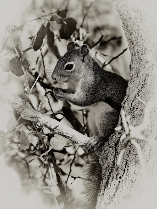 Squirrel on Branch