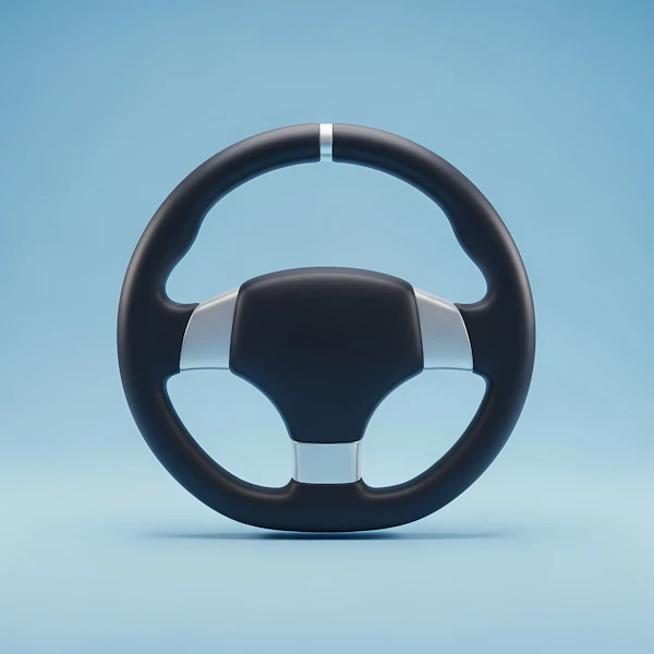 Modern Car Steering Wheel