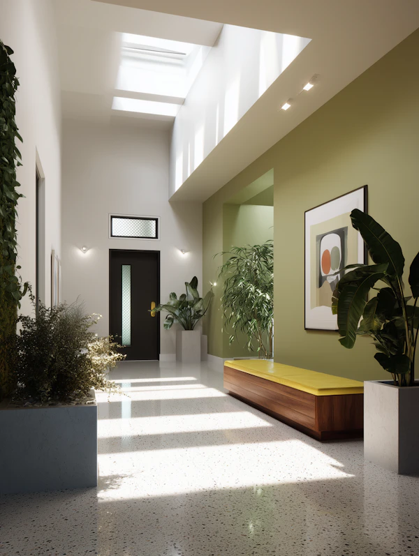 Modern Minimalist Hallway