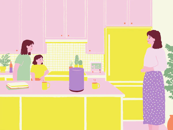 Colorful Kitchen Scene