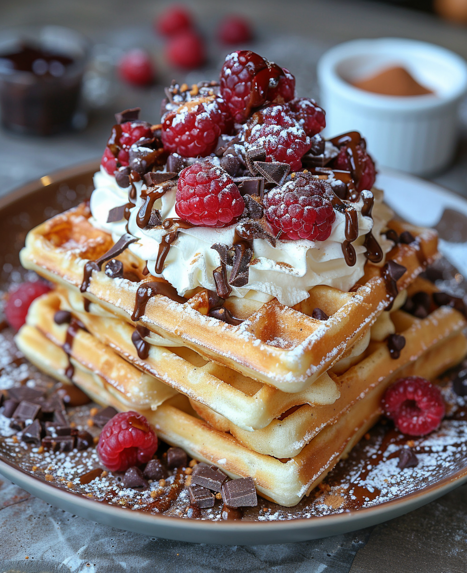 Indulgent Belgian Waffles