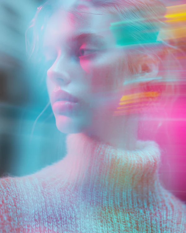 Neon Dream Portrait