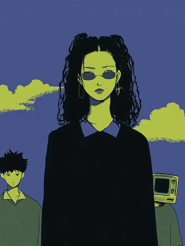 Stylized Trio Illustration