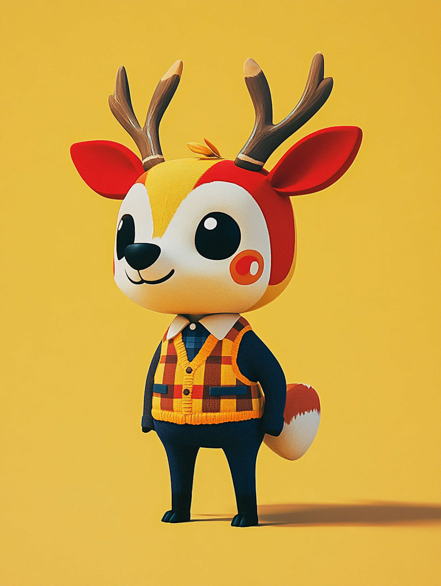 Cartoon Deer Character