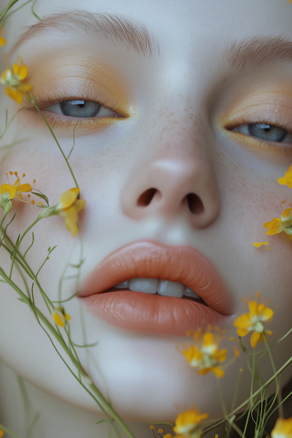 Ethereal Floral Portrait