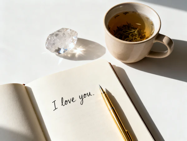 Serene Writing Scene
