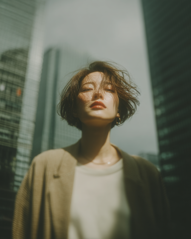 Urban Serenity Portrait