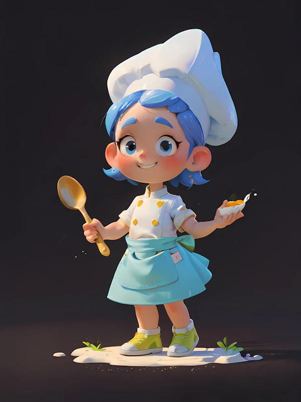 Cheerful 3D Chef