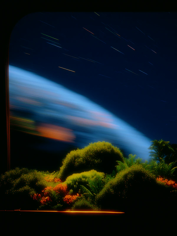 Surreal Garden Scene