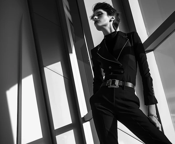 Modern Fashion in Minimalist Setting