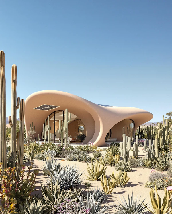 Futuristic Desert Home