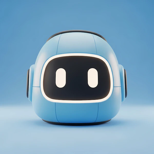 Futuristic Robot Head
