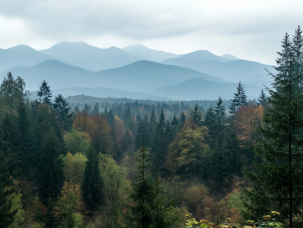 Tranquil Mountain Landscape