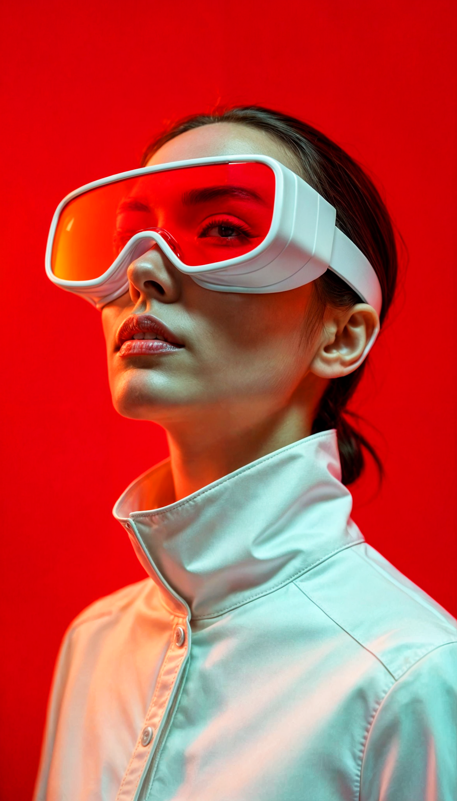 Futuristic Portrait with Goggles