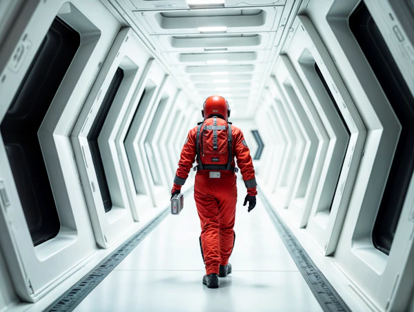 Futuristic Corridor Walk