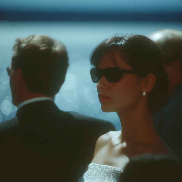 Elegant Woman by Water