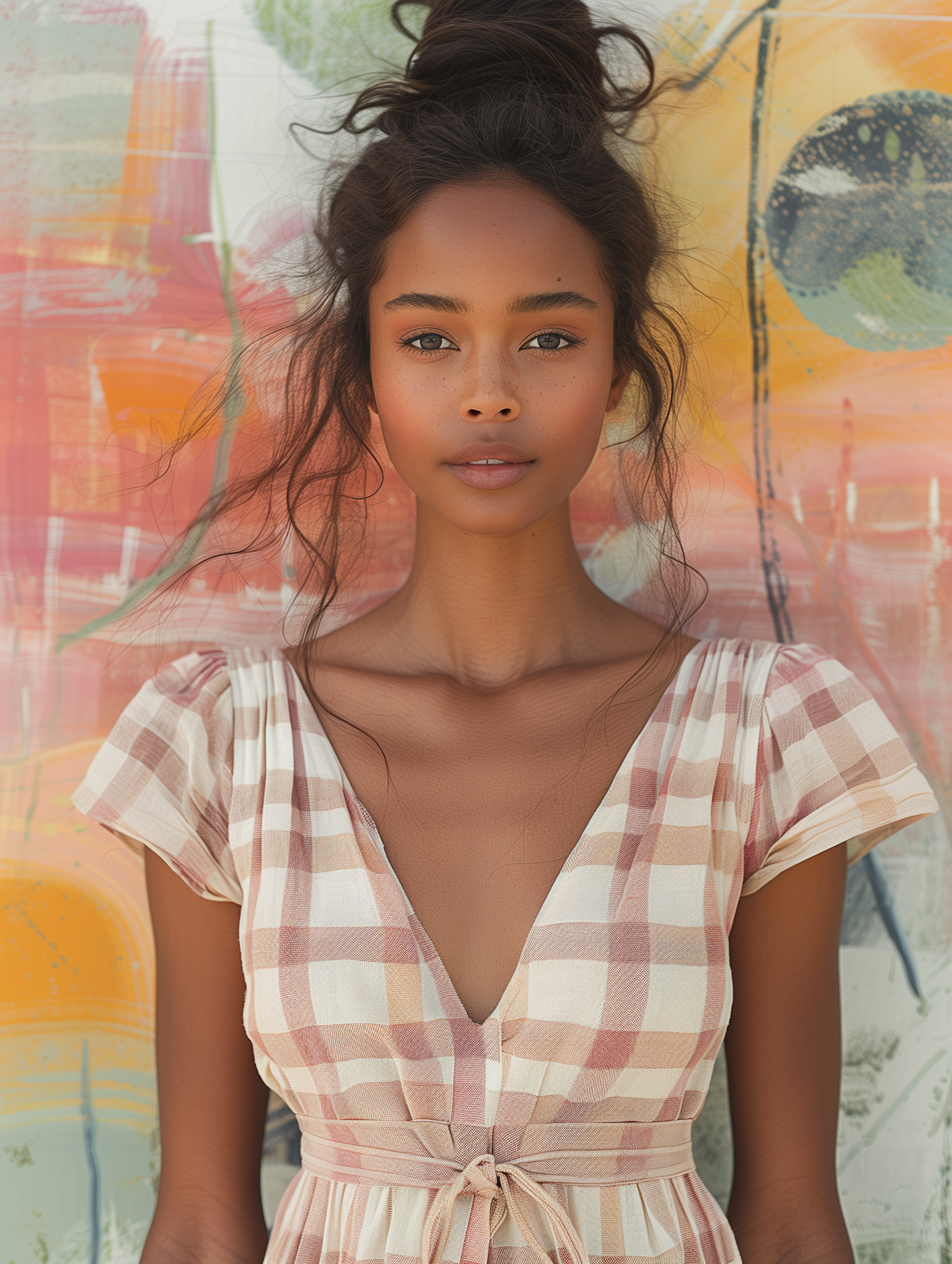 Serene Portrait of a Young Woman