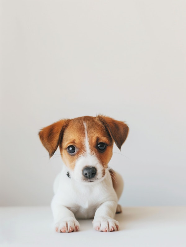 Expressive Jack Russell Terrier Puppy