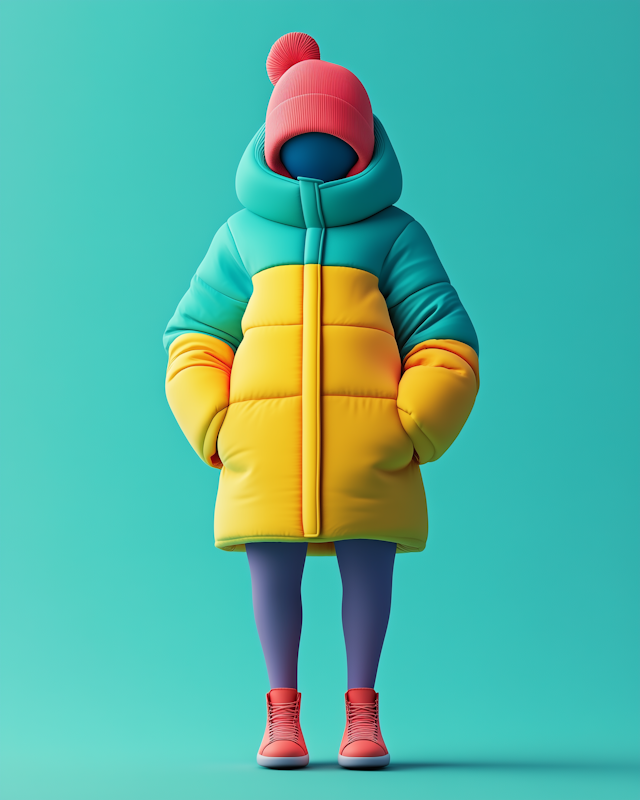 Colorful Winter Outfit