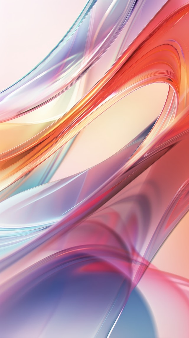 Colorful Flowing Ribbons