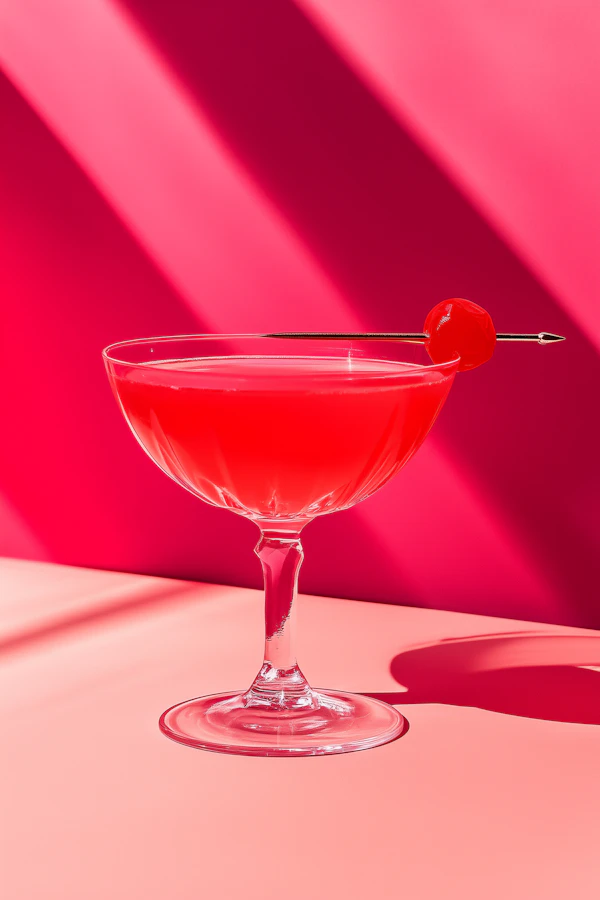 Vibrant Cocktail Glass