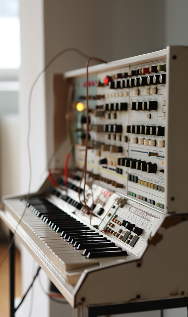 Modular Synthesizer Close-up