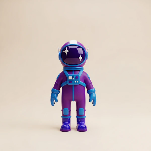 Cartoon Astronaut Art