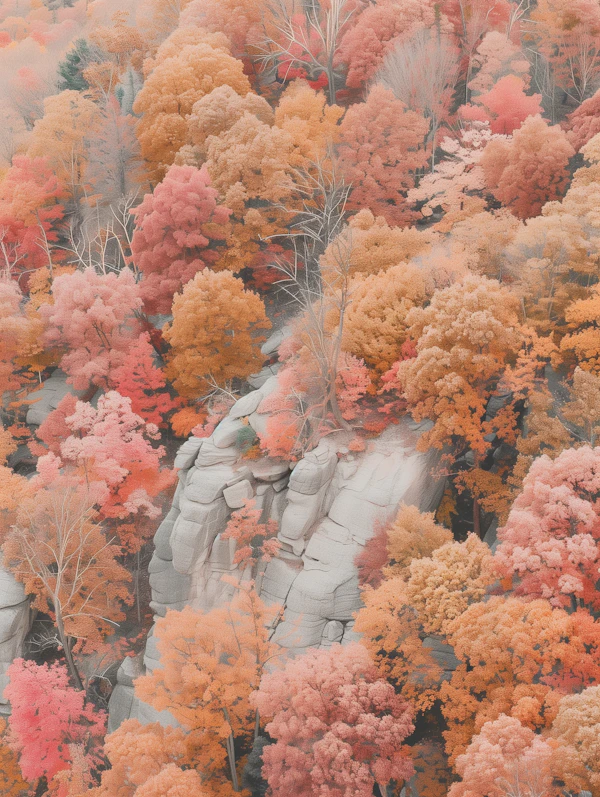 Autumn Forest Scene