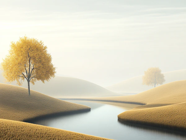 Golden Hills Landscape
