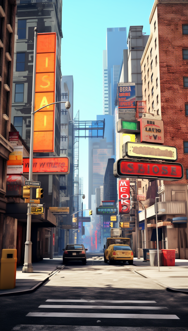 Stylized Urban Serenity