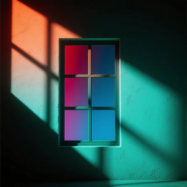 Colorful Window Shadows