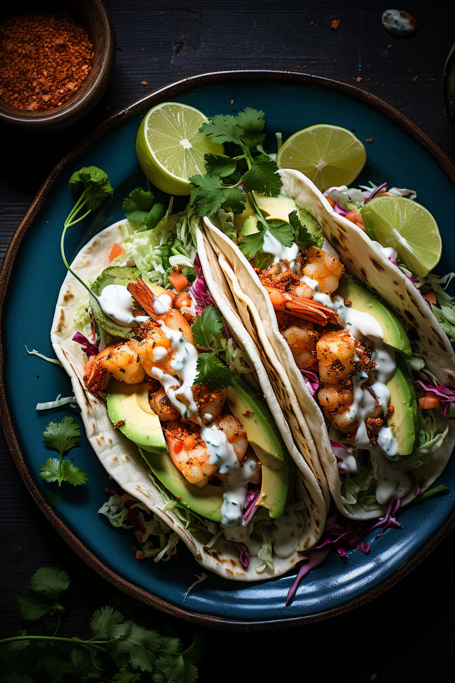 Rustic Gourmet Shrimp Tacos with Citrus Slaw