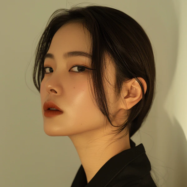 Elegant Portrait Close-Up