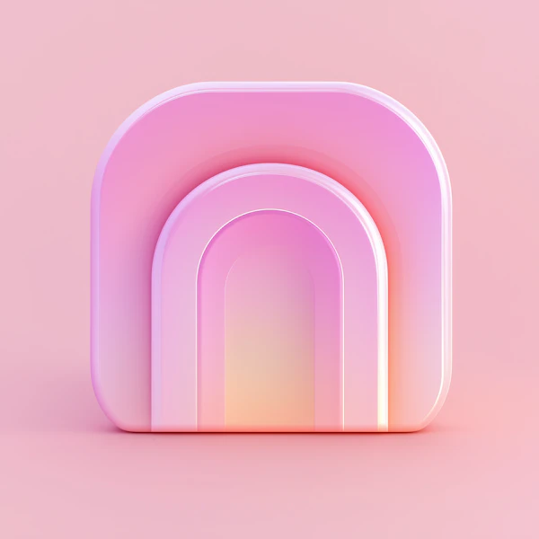 Minimalist 3D Arches