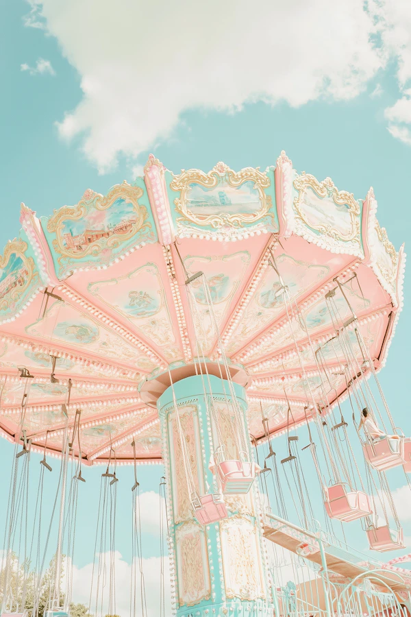 Whimsical Carousel Swing Ride