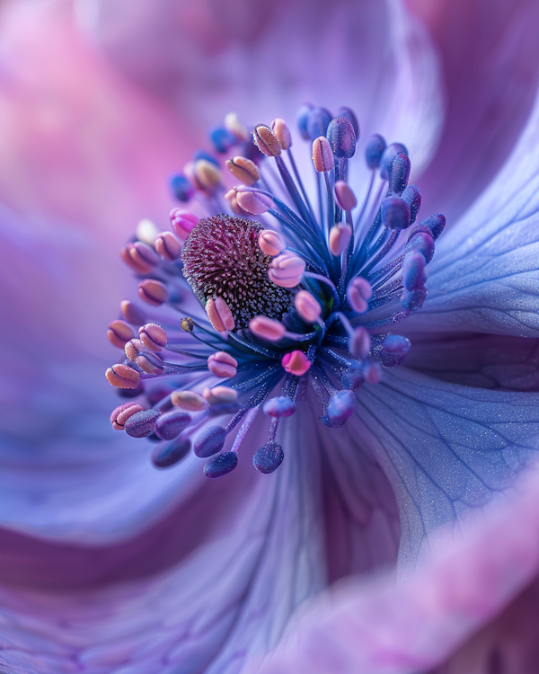 Close-Up Beauty of Anemone