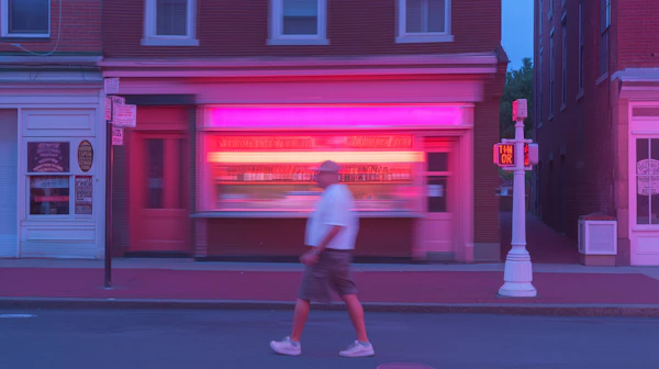Neon Street Scene
