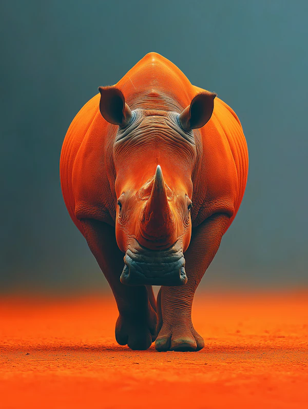 Surreal Rhino Portrait
