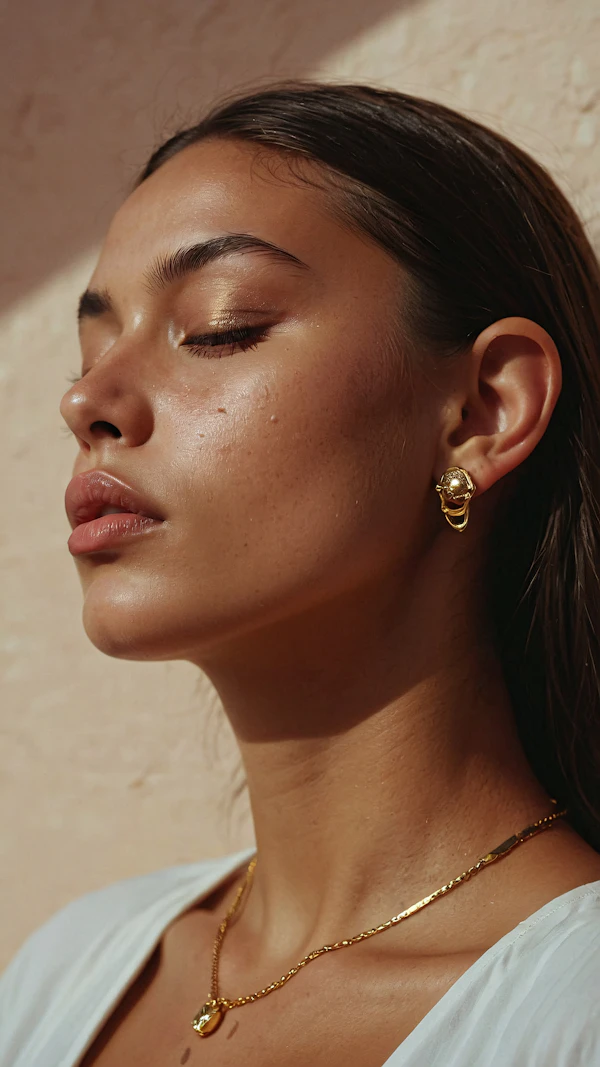 Elegant Gold Portrait