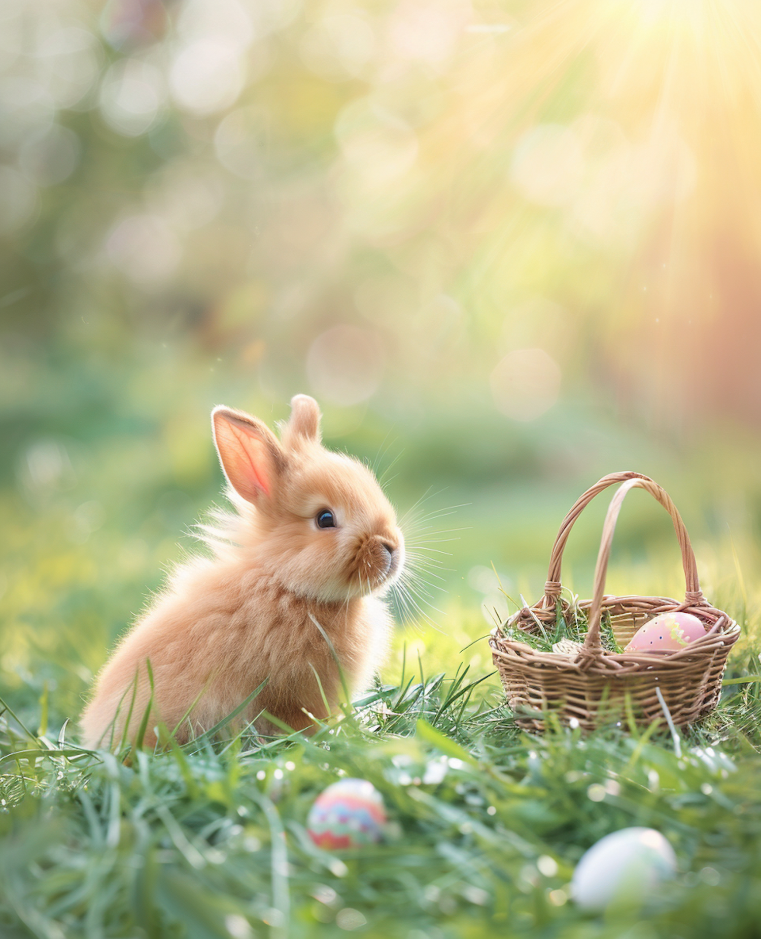 Easter Bunny in Springtime