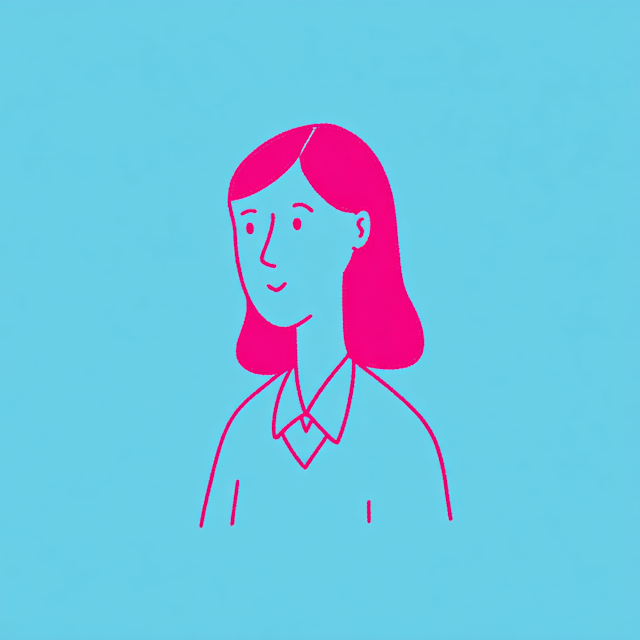 Minimalist Pink Portrait