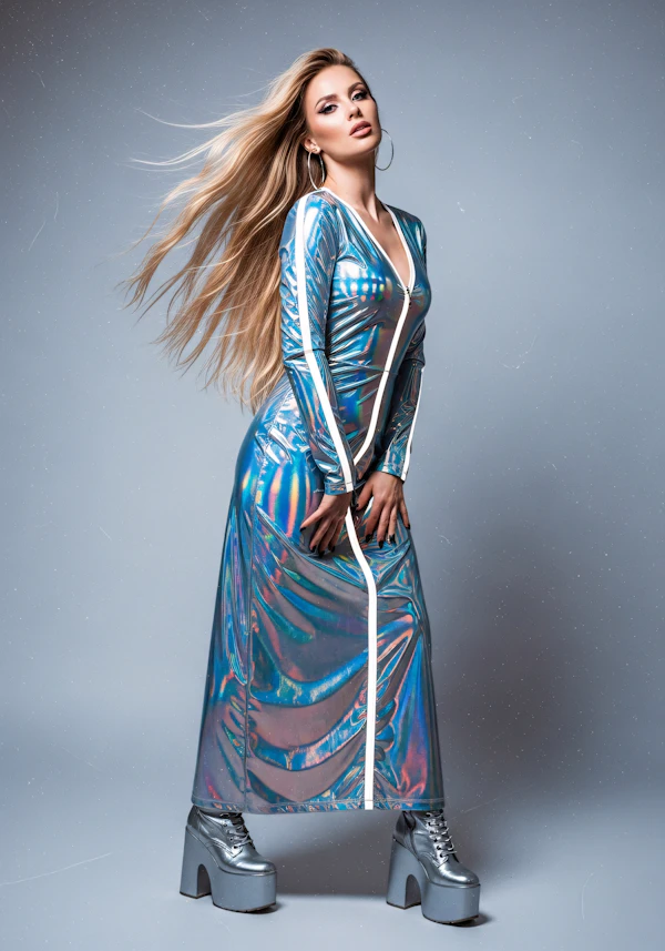 Futuristic Fashion Pose