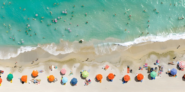 Vibrant Beach Scene