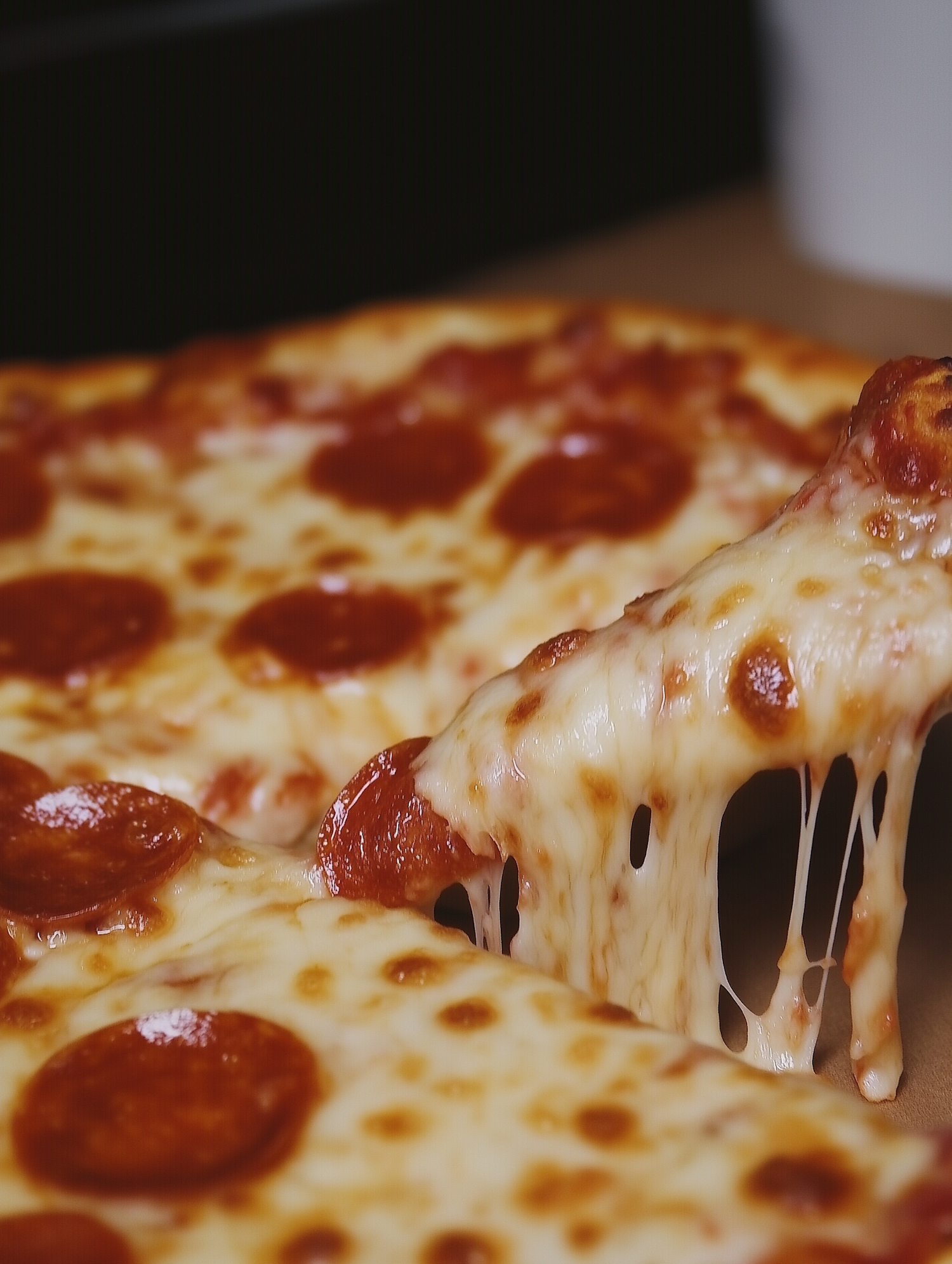 Pepperoni Pizza Close-Up