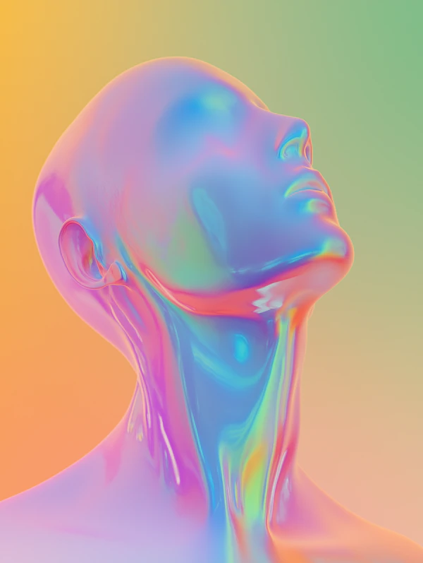 Futuristic 3D Bust