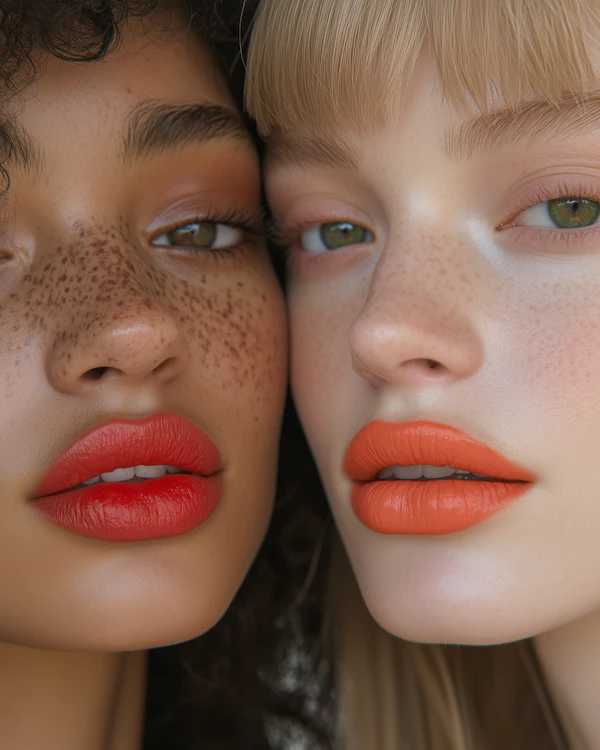 Contrasting Beauty Duo