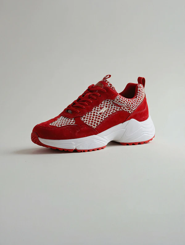 Red Suede Sneaker