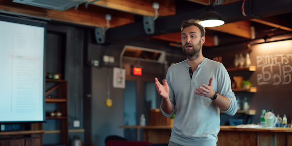 Man Giving a Presentation