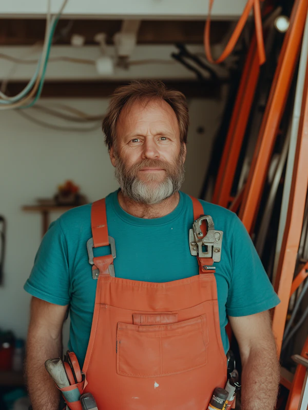 Rugged Man in Workwear